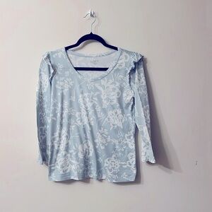 Loft outlet Flores shirt size xs